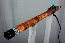 Tasmanian Blackwood Burl Native American Flute, Minor, Mid A-4, #L25B (6)